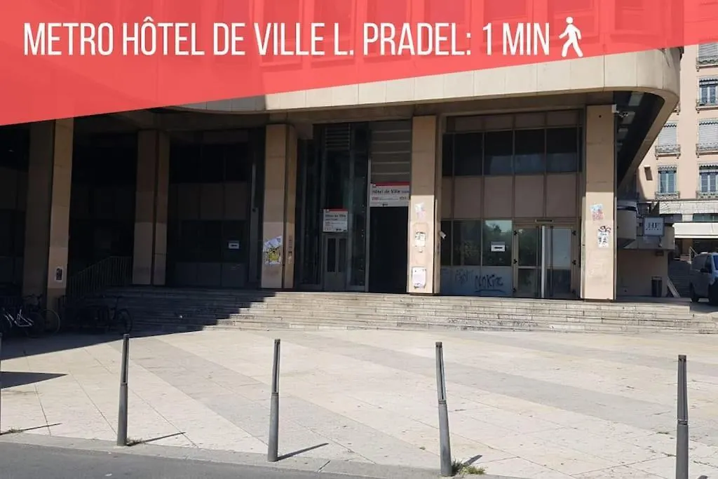 Apartamento Bnbgones - Le Desire - Hyper Centre Ville - Metro Hotel De Ville A 1 Mn Lyon França